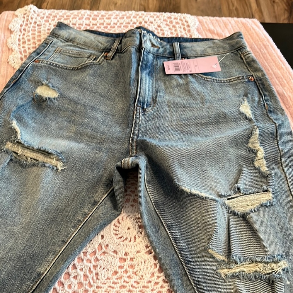 Wild fable medium blue distressed Jean Shorts.  NWT. Size 8.